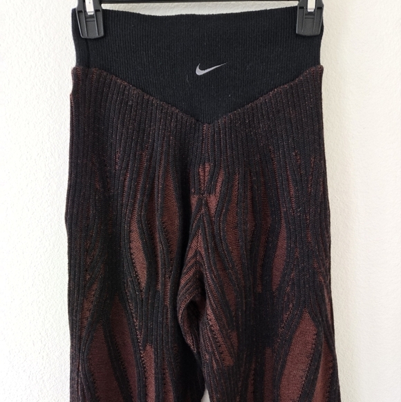 Nike Yoga ADV Knit Jogger Therma Pants High Rise Wool Blend Pockets size Small - Picture 6 of 16